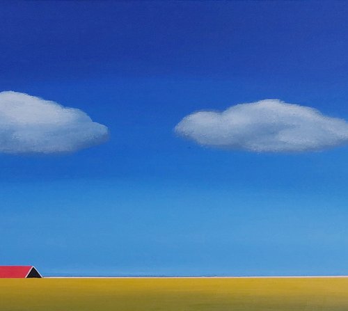 Travelling Clouds (Juin) by Nelly van Nieuwenhuijzen