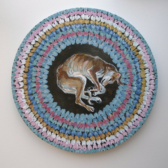 Rug with a Dog
