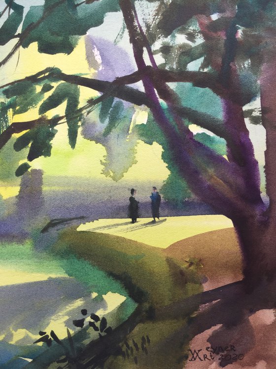Walking in the park