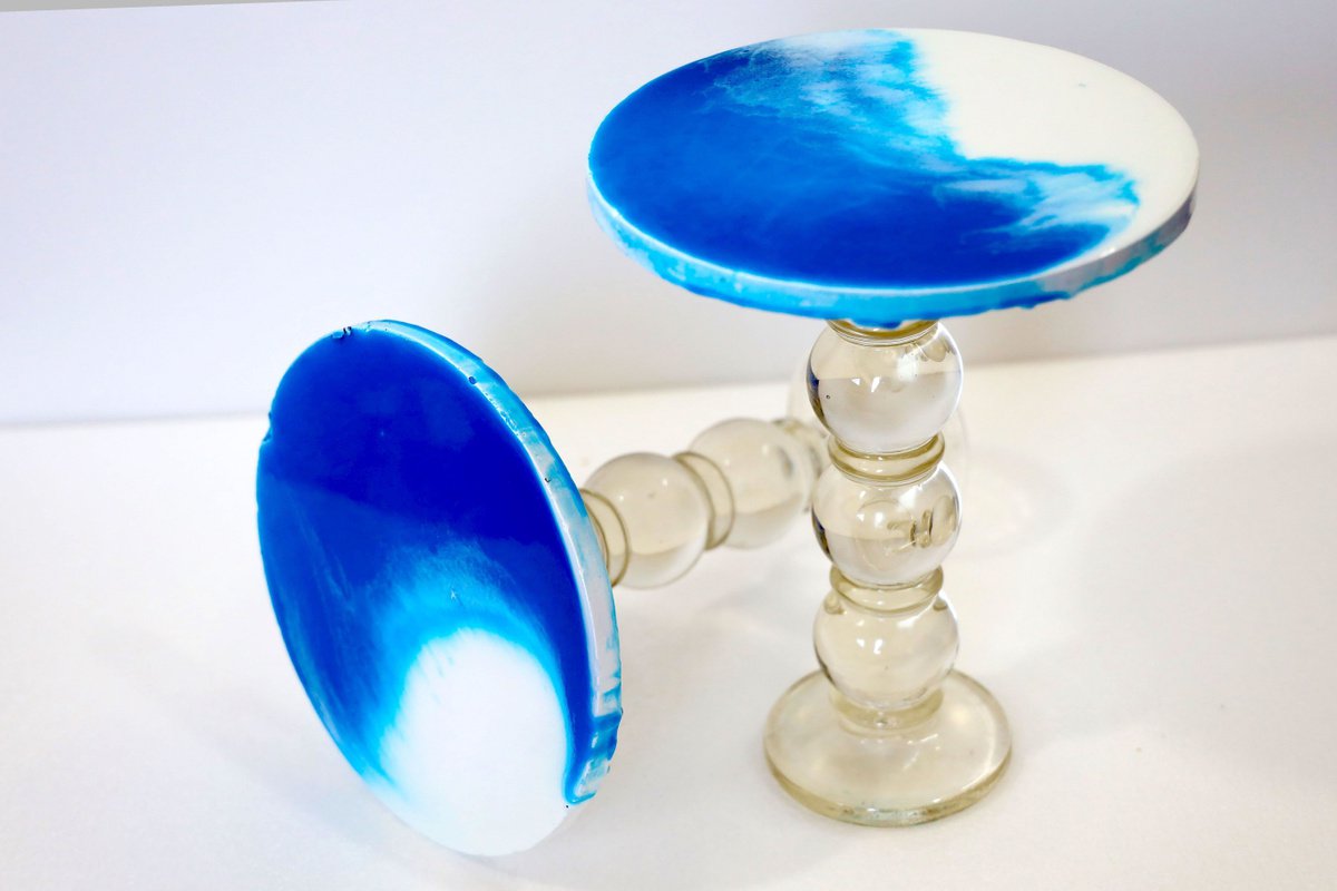 Decorative Pedestal by Poovi Art Gallery