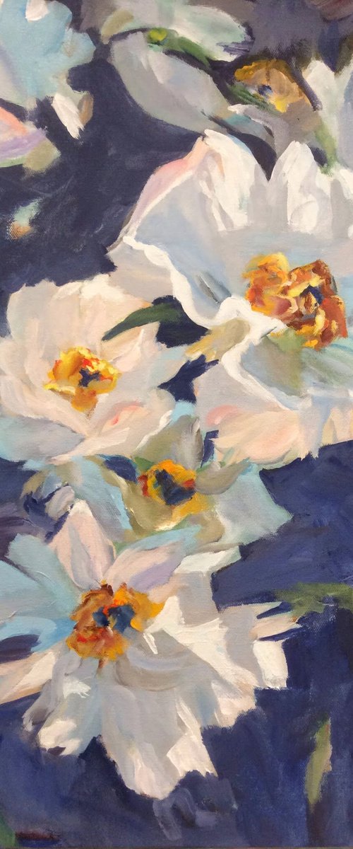 White peonies by Irene Schaefer