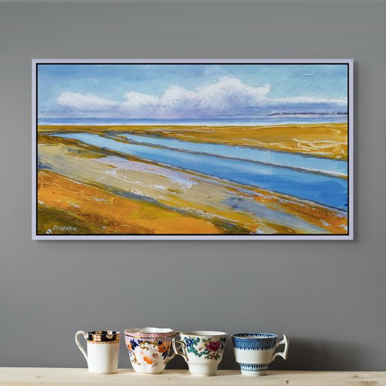 Abstract Seascape Cloud Lagoon