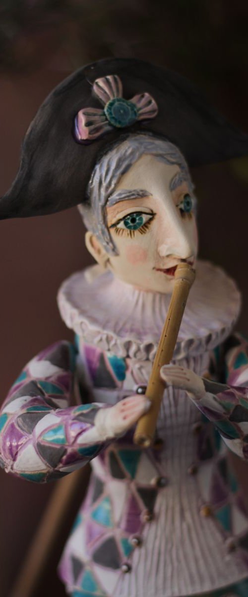 Prelude for the cat. Wall sculpture by Elya Yalonetski. by Elya Yalonetski