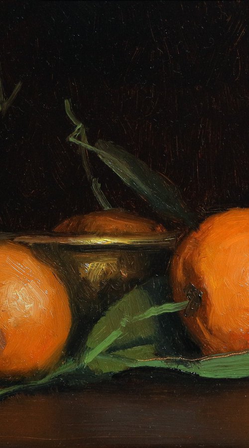 Clémentines and a Golden Bowl by Pascal Giroud