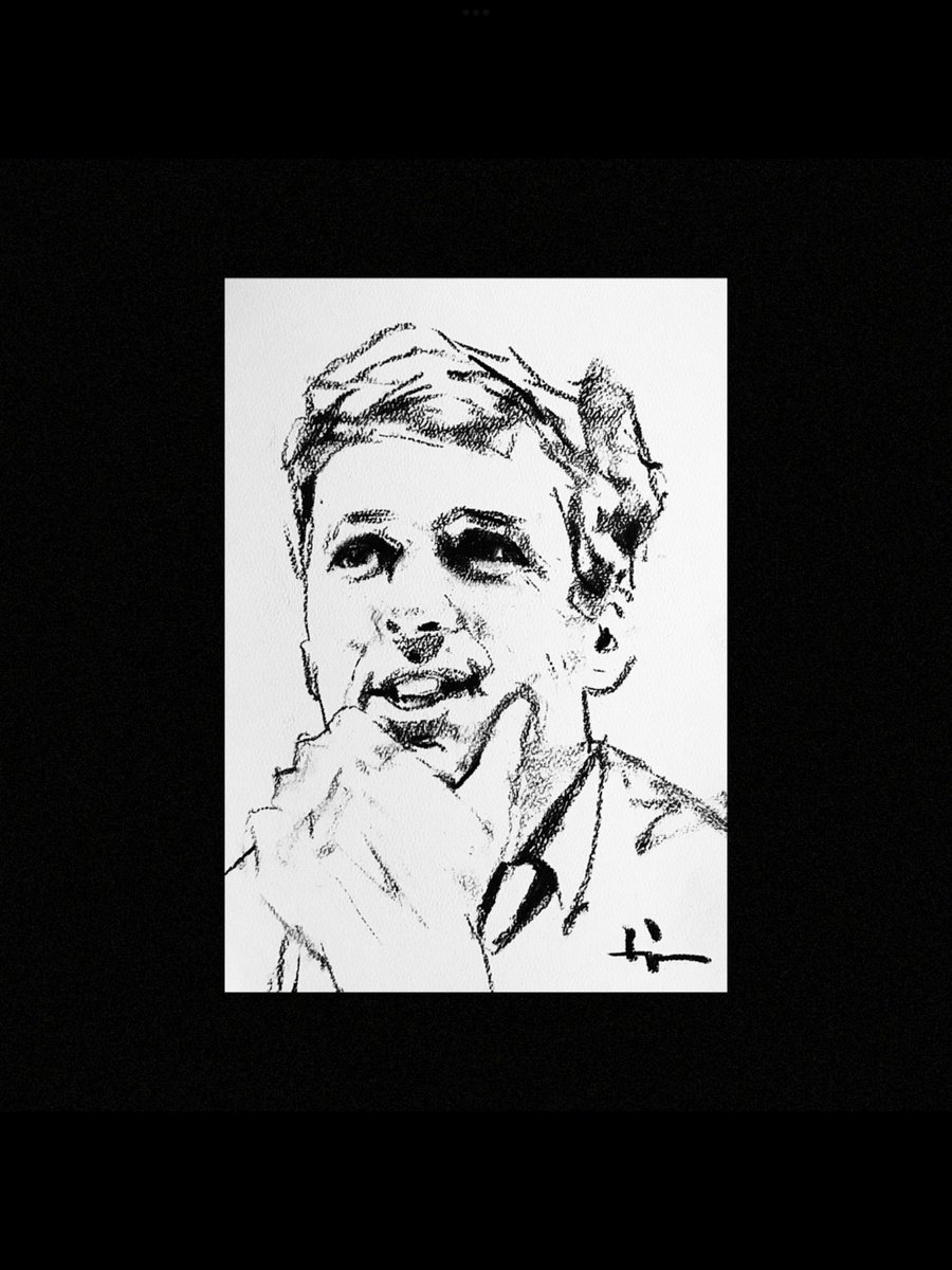 Tribute to Burt Bacharach Charcoal drawing by Dominique Dève Artfinder