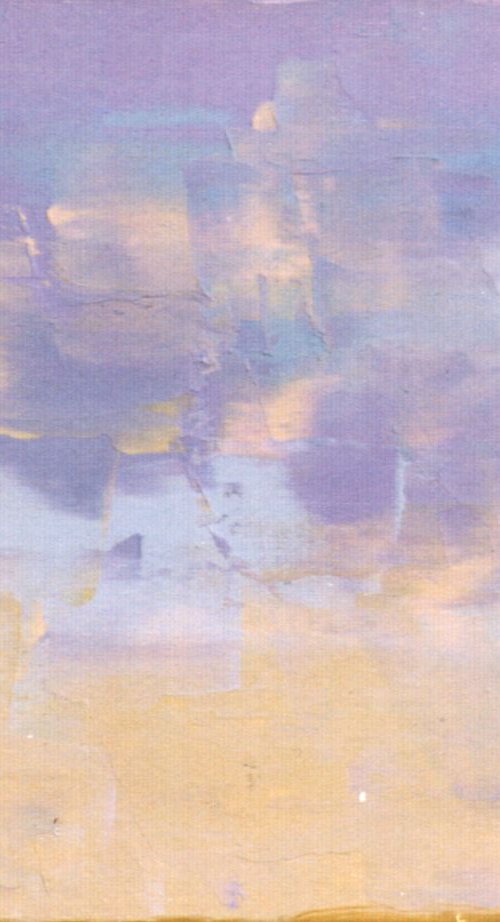 purple-ochre beach I (ref#:279-5F) by Saroja van der Stegen