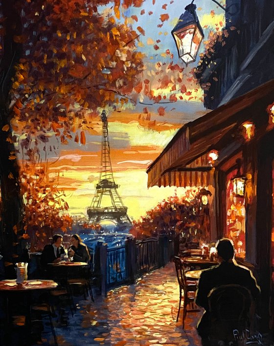 Whispers of Dusk in Paris
