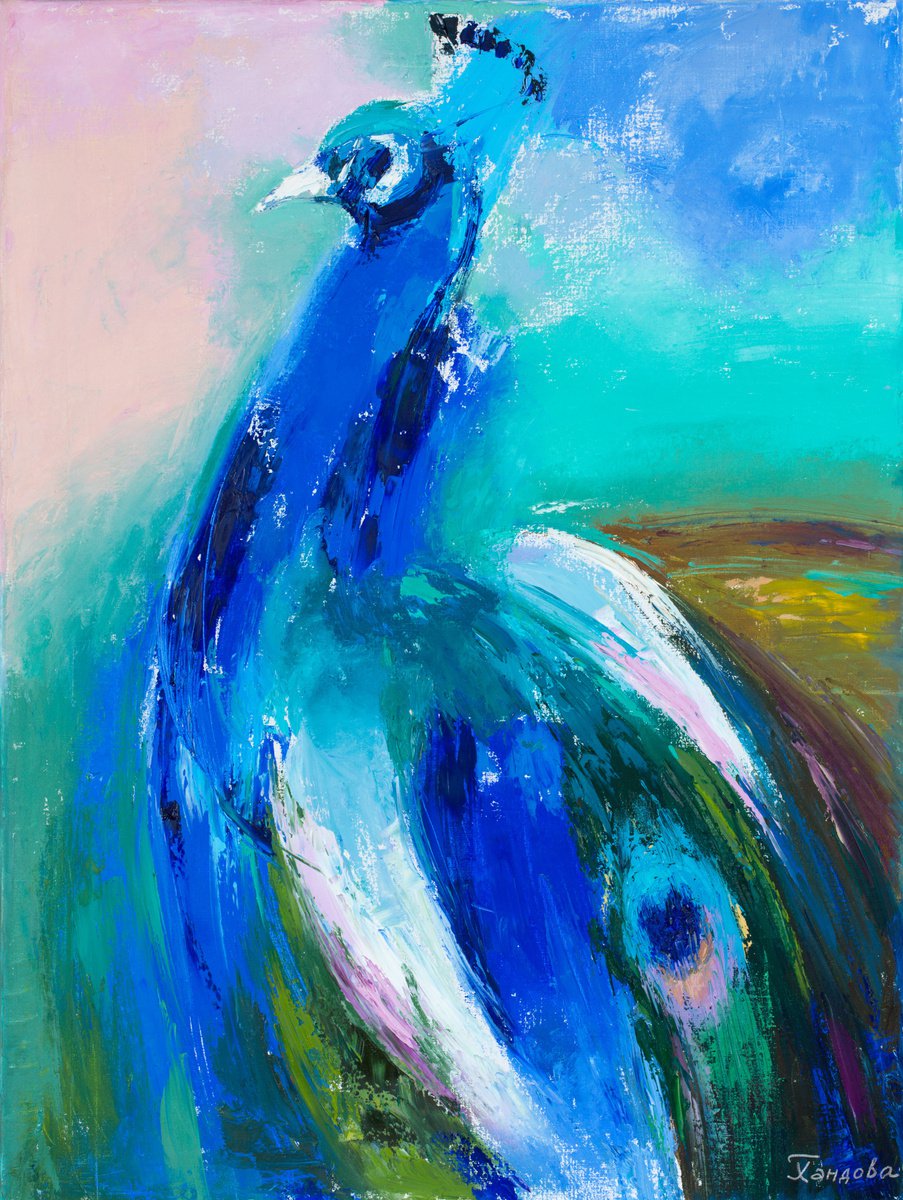 peacock by Galina Khandova