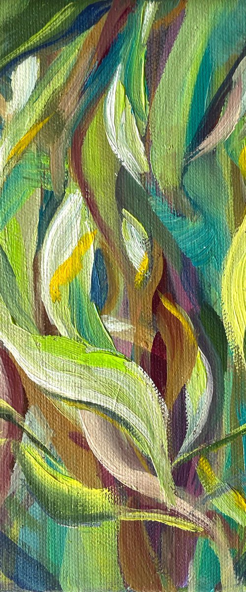 Feeling. Abstract oil painting by MOMALYU