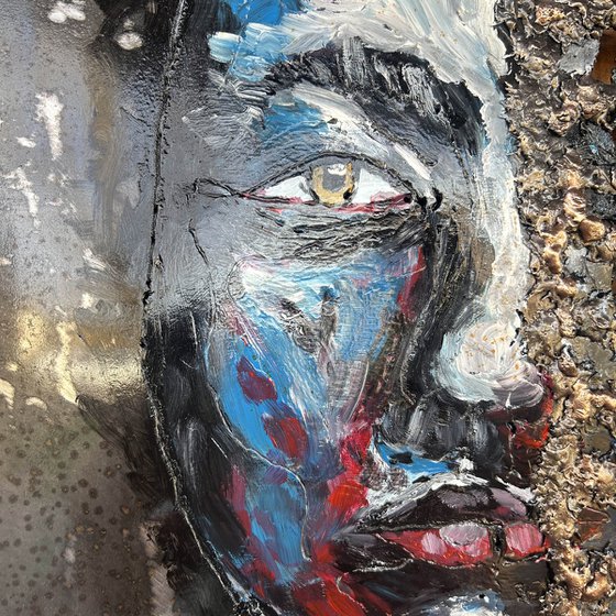 Wall sculpture - Shadow in the Night