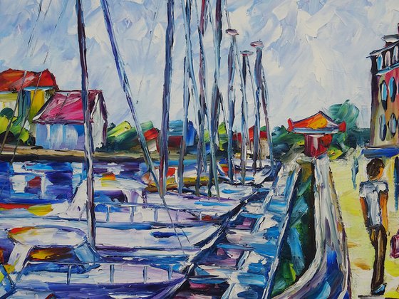 At the Harbor of Honfleur