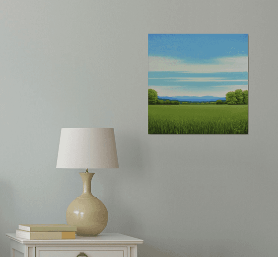 Green Meadow - Blue Sky