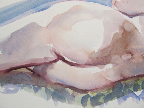 reclining female nude