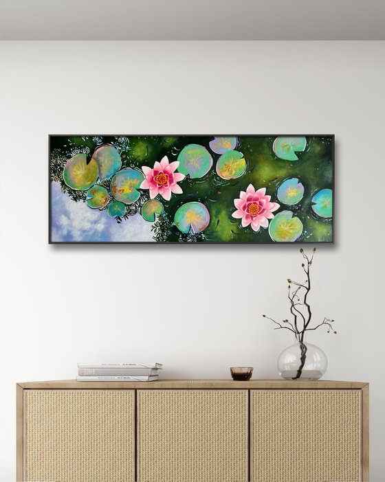 Beautiful Morning! Water lily painting