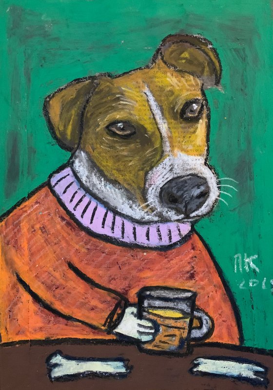 Drinking dog #83