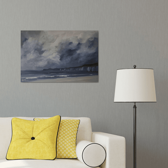 Storm over Dunluce, Ireland