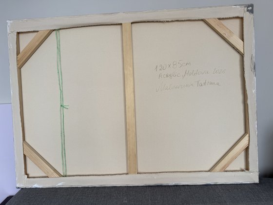 Interwoven Currents. Neutral Beige Grey Gold