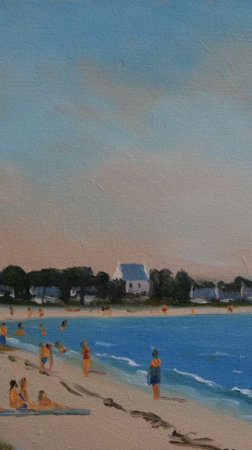 Beach at Carnac by José DAOUDAL