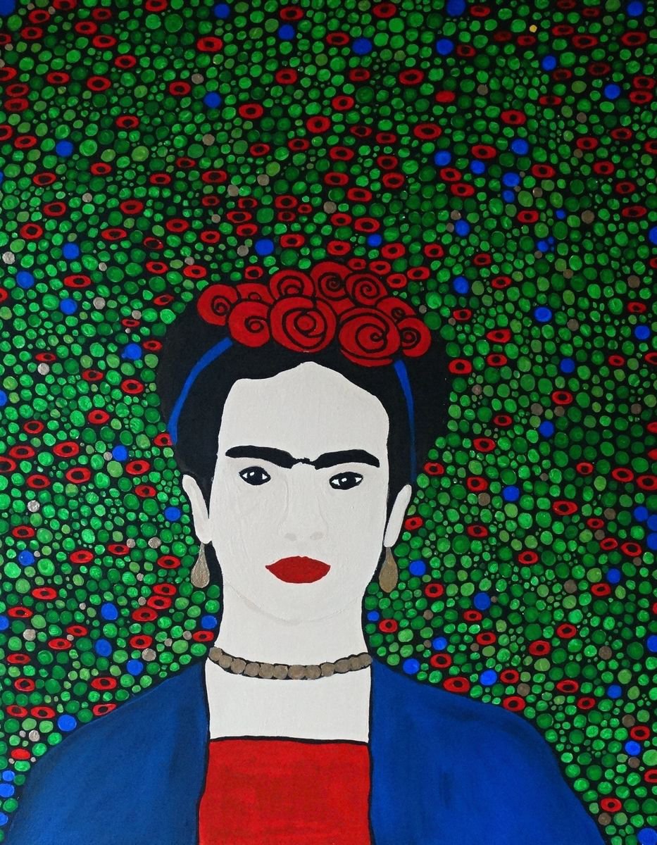 Portrait of Frida Kahlo by Rachel Olynuk