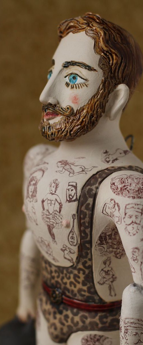 Strongman. Wall sculpture by Elya Yalonetski by Elya Yalonetski