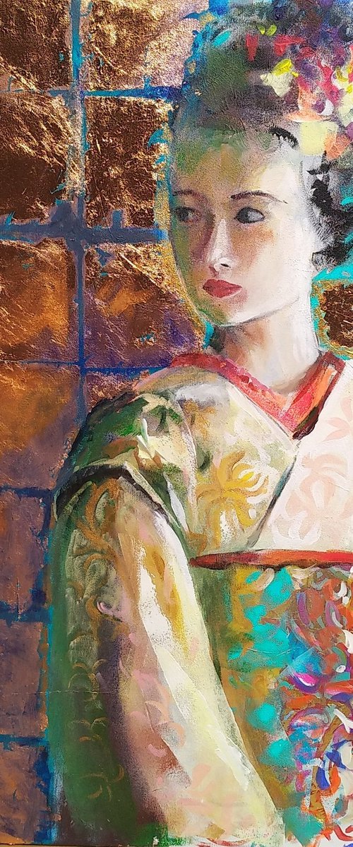 La joven gheisa 3 by Marina Del Pozo