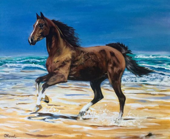 Galloping horse