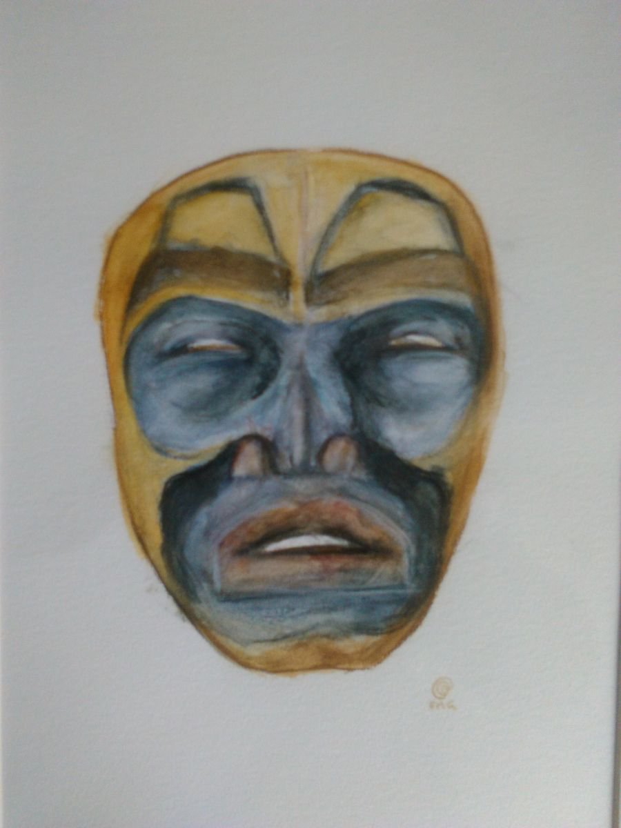Tlingit face mask by Peter Gaskin