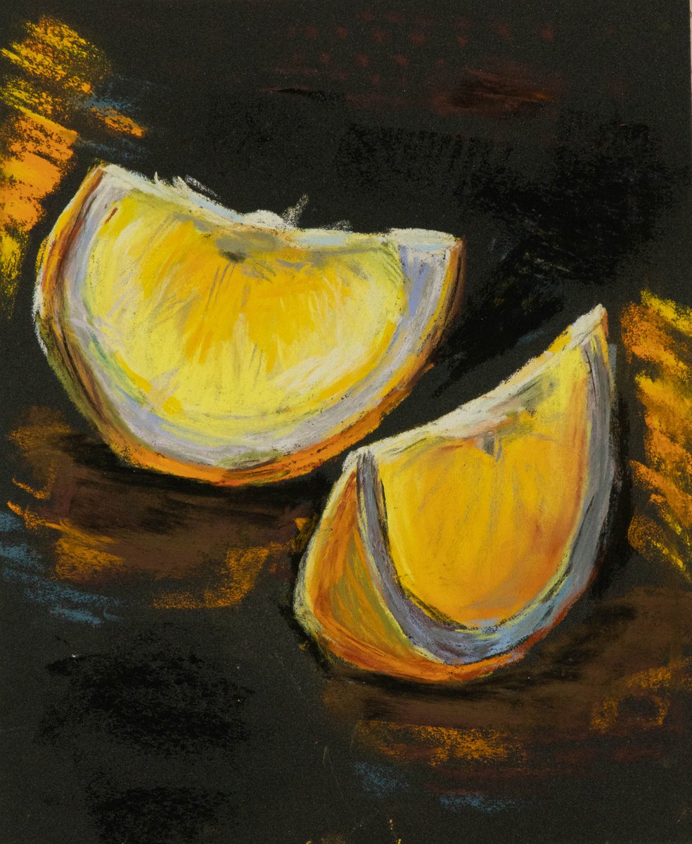 The Lemon on Black by Catherine Varadi