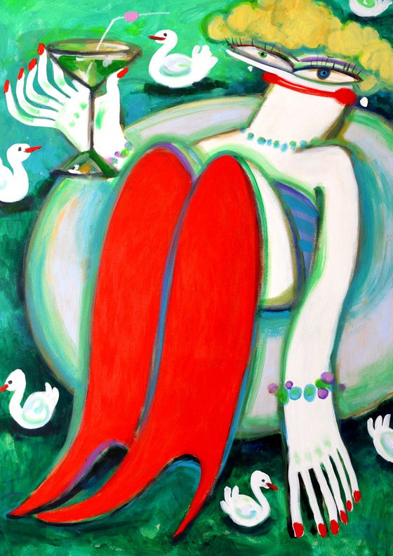 Swans whisper
