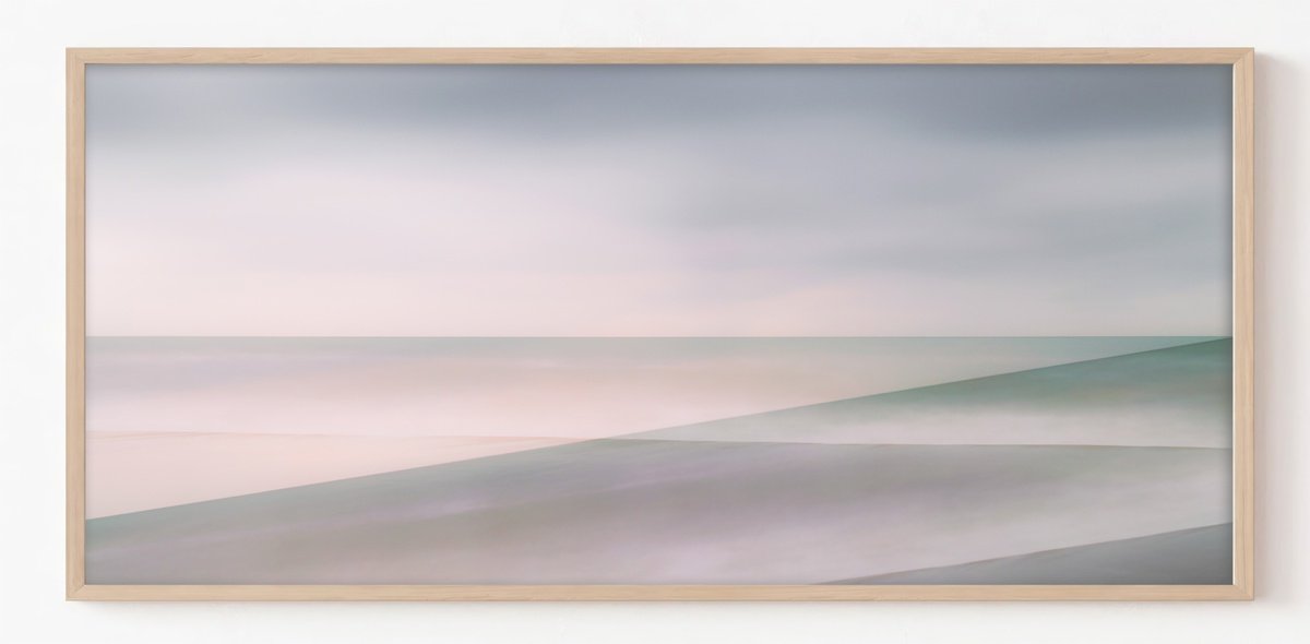 Geometric Abstract Photograph By Karim Carella, 39 X 16", ?-K14, Original Artwork