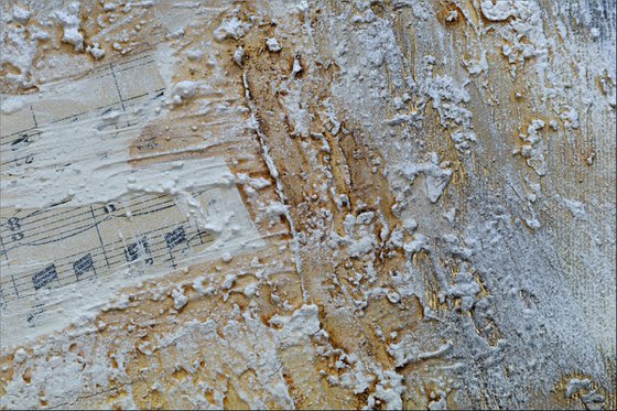 Golden Symphony  - Abstract Art - Acrylic Painting - Canvas Art -  Abstract Painting - Industrial Art