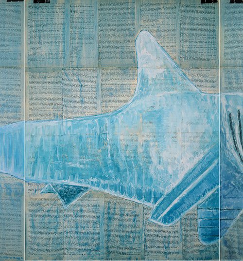 Shark. (triptych) by Marat Cherny