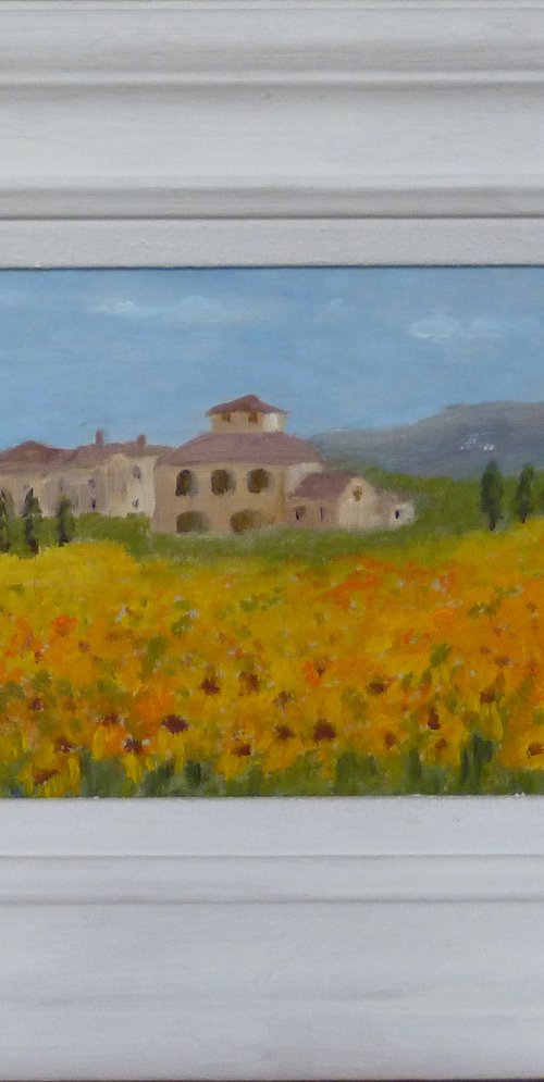 Sunflowers in Tuscany by Maddalena Pacini