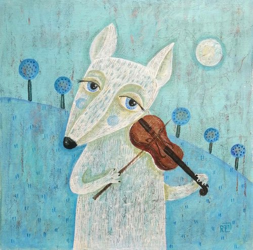 Moon melody by Elena Razina