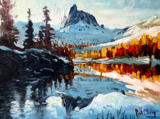 When Autumn Meets the First Snow