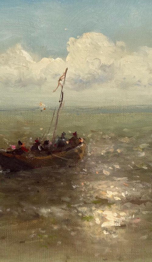 Fishing Boat by Karen Darbinyan