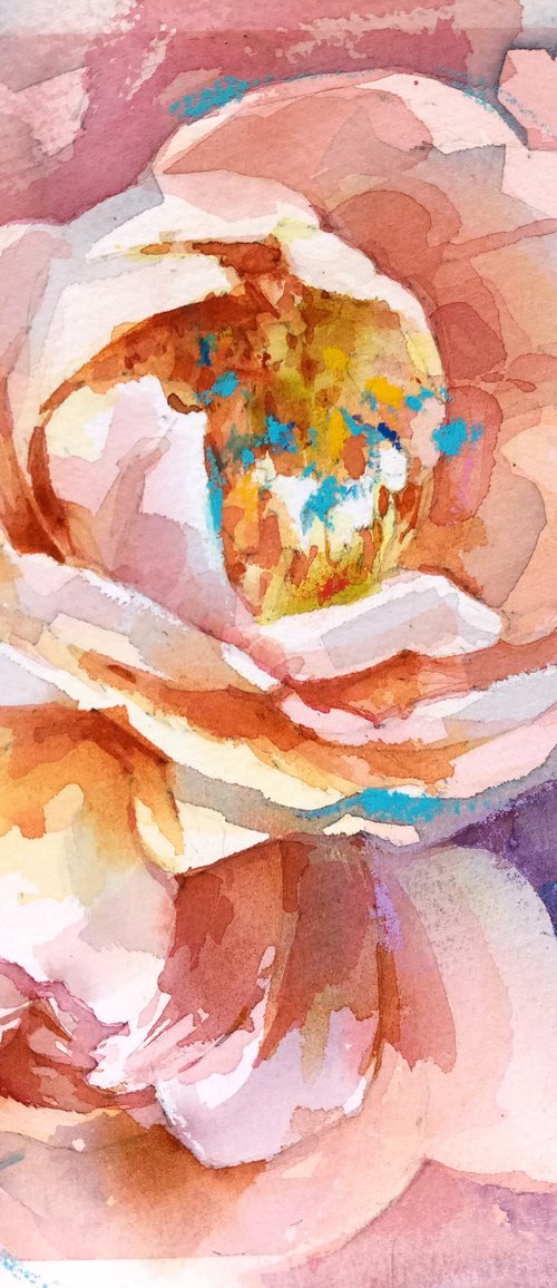 Original watercolor "Touch of spring" by Ksenia Selianko