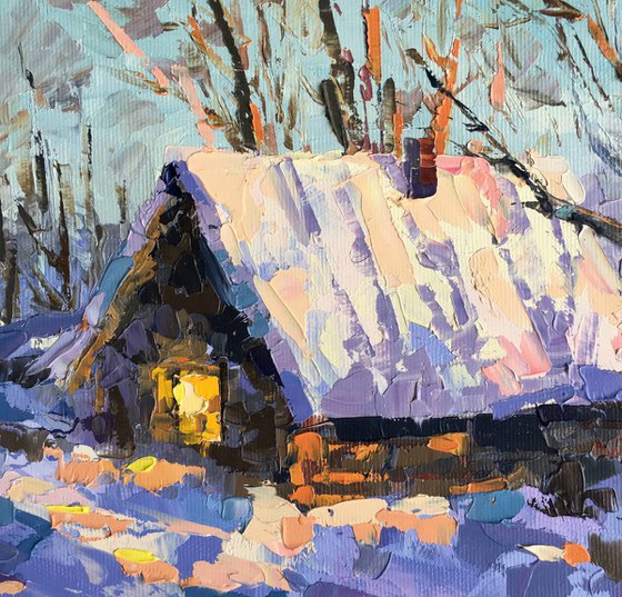"Winter evening..."