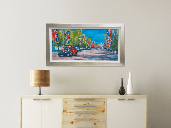 Union Jack celebrations in the Mall