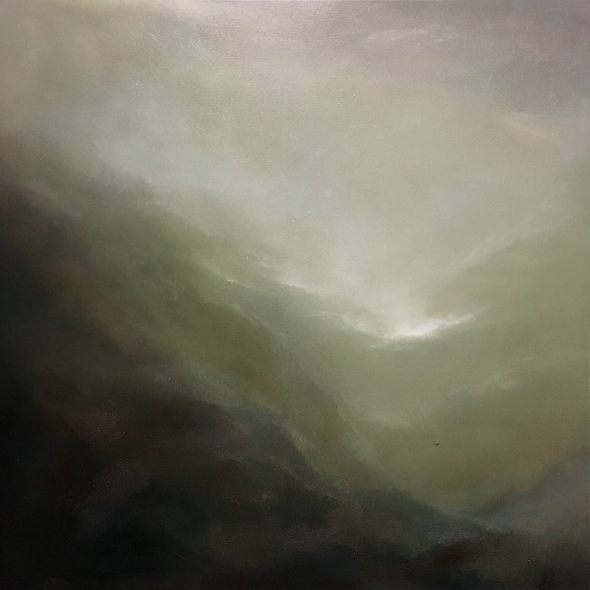 Wind coming in from the East 60X60 cm oil painting by Elena Troyanskaya by Elena Troyanskaya