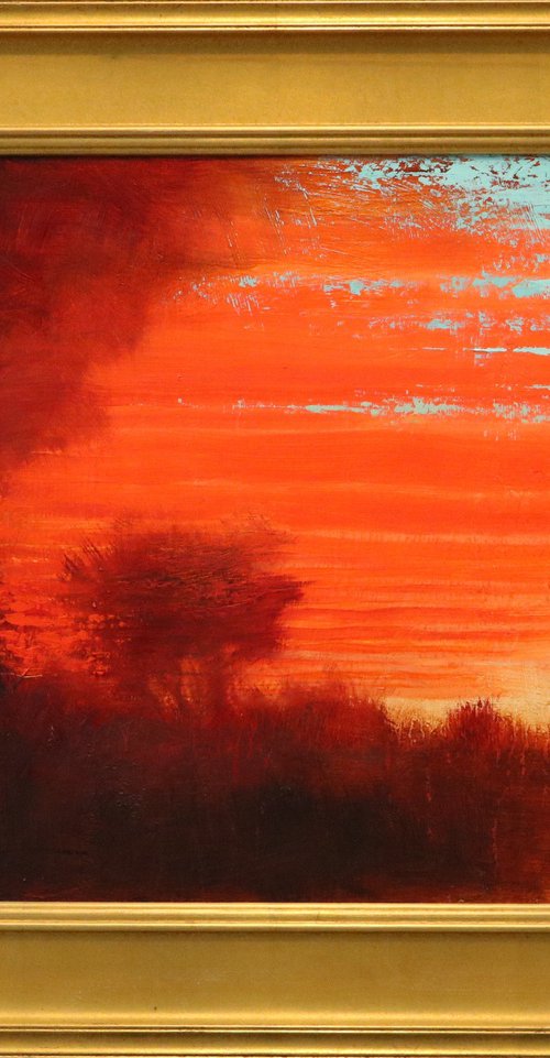 SUNSET LANDSCAPE 1 by Chin H Shin
