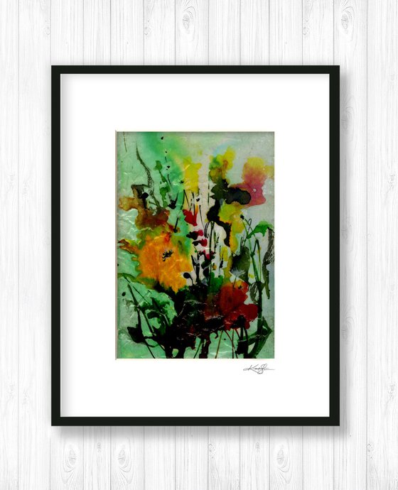 Floral Bliss 16 - Abstract Flower Painting by Kathy Morton Stanion