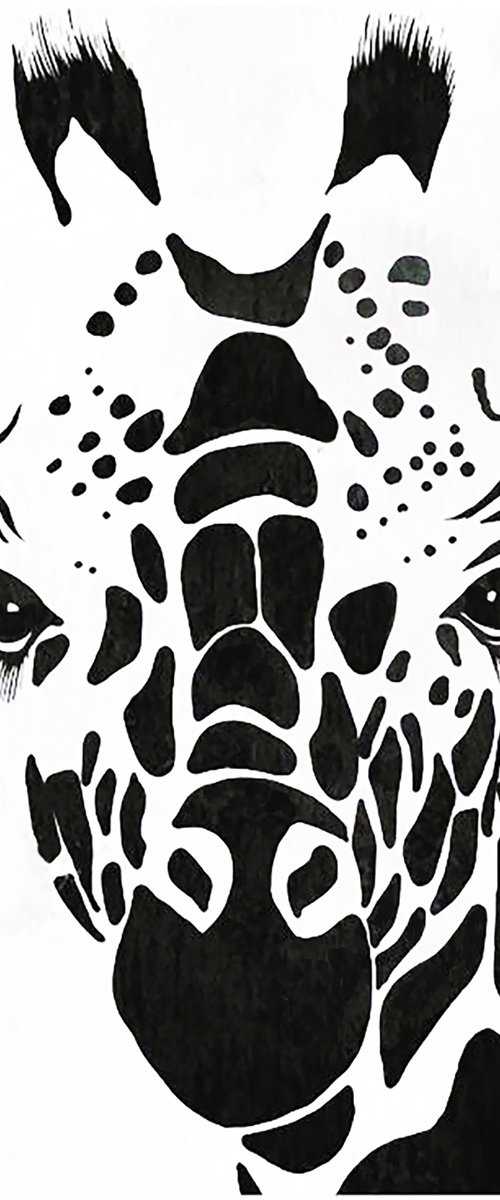 GIRAFFE - MODERN WALL ART by Nicolas GOIA