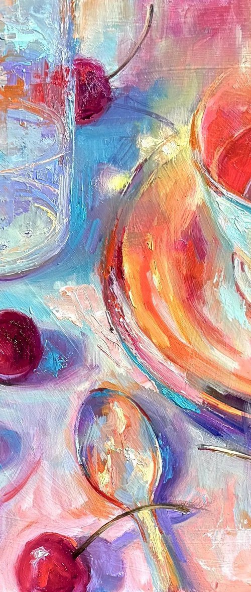 "Whispers of Cherries " by Emily Lane
