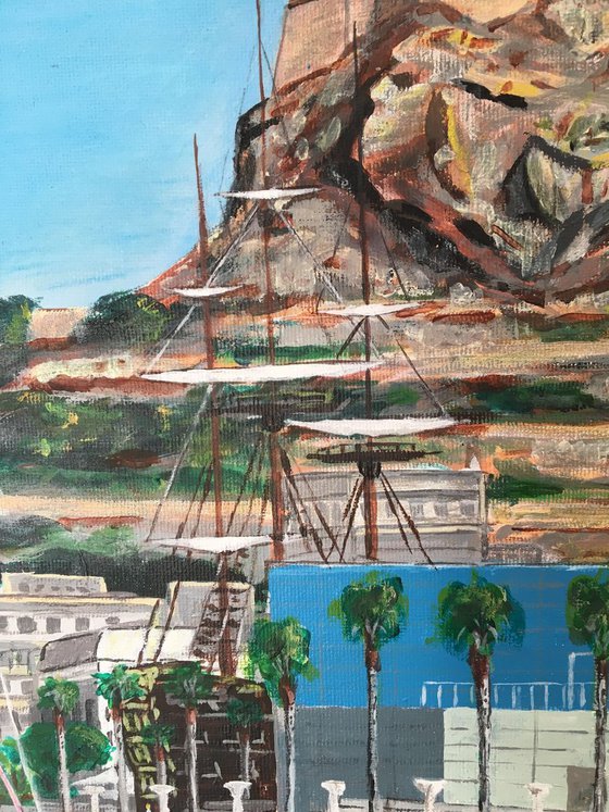 View of the fortress "Santa Barbara", 60*40