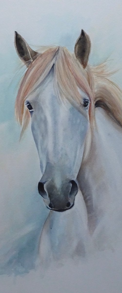 The Gentle Horse by Mel Davies Original Art