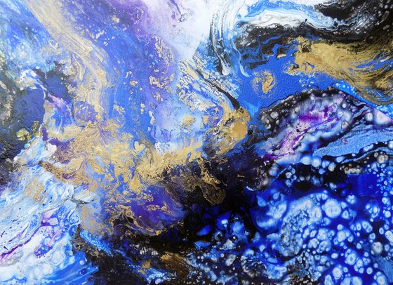 Modern abstract painting art - Wind and Sea