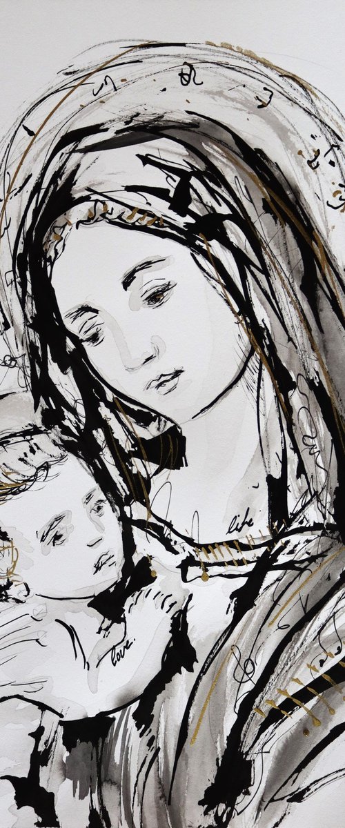 Madonna and Child by Antigoni Tziora