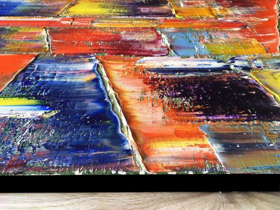 "Abundance Series" - Save As Series - Original Extra Large PMS Abstract Diptych Oil Paintings On Canvas - 48" x 48"