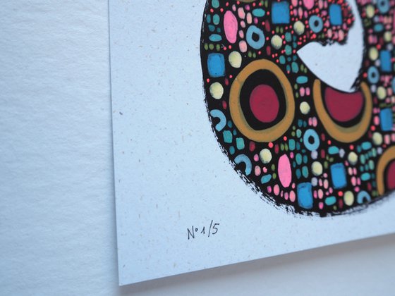 Squiggle Cat #1 figurative abstraction